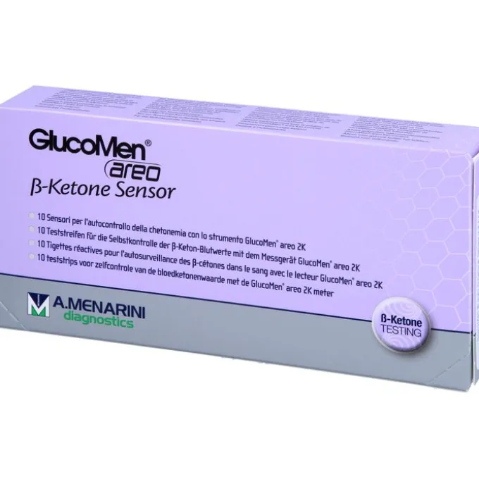 GLUCOMEN areo 2K ß-Ketone Sensor Teststreifen 10 St