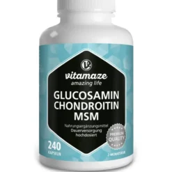 GLUCOSAMIN CHONDROITIN MSM Vitamin C Kapseln 240 Stück