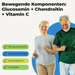 GLUCOSAMIN 500 mg+Chondroitin 400 mg Kapseln 180 Stück