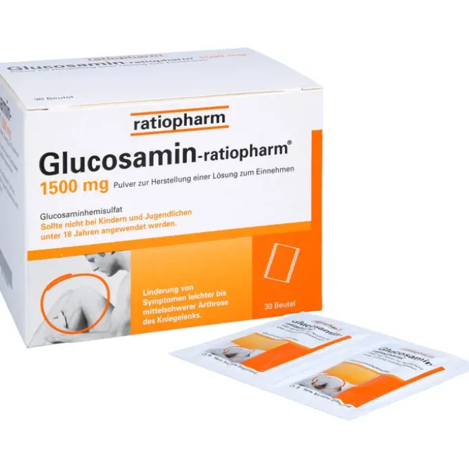 GLUCOSAMIN-RATIOPHARM 1500 mg Plv.z.H.e.L.z.Einn. 30 St