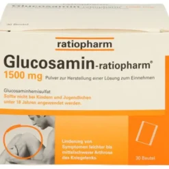 GLUCOSAMIN-RATIOPHARM 1500 mg Plv.z.H.e.L.z.Einn. 30 St