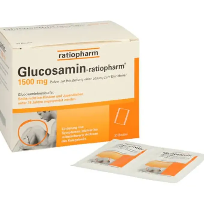 GLUCOSAMIN-RATIOPHARM 1500 mg Plv.z.H.e.L.z.Einn. 30 St