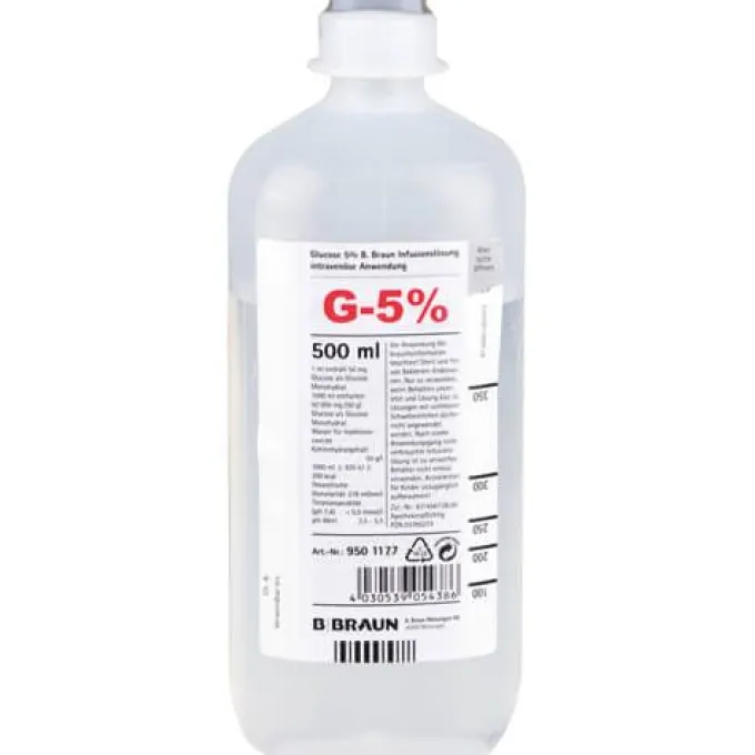 GLUCOSE 5% B.Braun Ecoflac Plus Infusionslösung 500 ml
