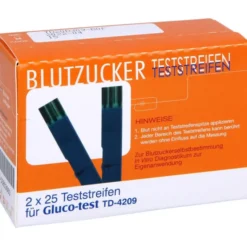 GLUCO TEST Blutzuckerteststreifen 50 St