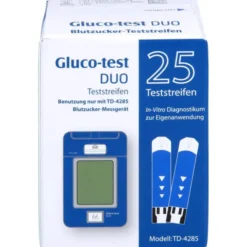 GLUCO TEST DUO Teststreifen 25 St
