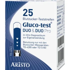 GLUCO TEST DUO Teststreifen 25 St