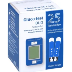 GLUCO TEST DUO Teststreifen 25 St