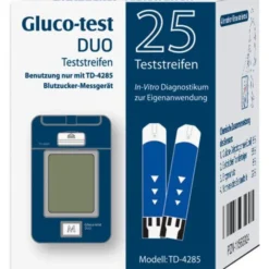GLUCO TEST DUO Teststreifen 25 St
