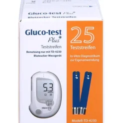 GLUCO TEST Plus Blutzuckerteststreifen 25 St