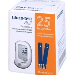 GLUCO TEST Plus Blutzuckerteststreifen 25 St