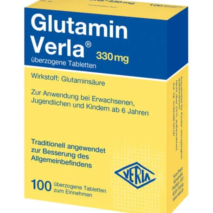 GLUTAMIN VERLA überzogene Tabletten 100 St
