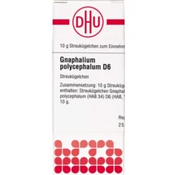 GNAPHALIUM POLYCEPHALUM D 6 Globuli 10 g