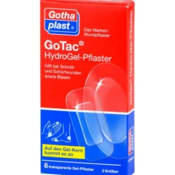 GOTAC HydroGel-Pflaster 2 Größen 8 St