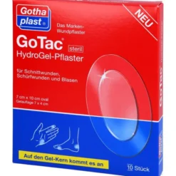 GOTAC HydroGel-Pflaster 7x10 cm steril 10 St