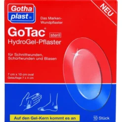 GOTAC HydroGel-Pflaster 7x10 cm steril 10 St