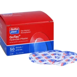 GOTAC HydroGel-Pflaster 74x45 mm oval 50 St