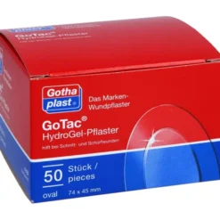 GOTAC HydroGel-Pflaster 74x45 mm oval 50 St