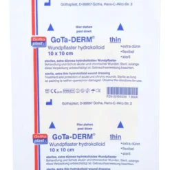 GOTA-DERM thin hydrokoll.Wundpfl.steril 10x10 cm 1 St