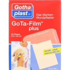 GOTA FILM plus 3,8x3,8 cm Pflaster 20 St