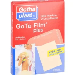 GOTA FILM plus 3,8x3,8 cm Pflaster 20 St
