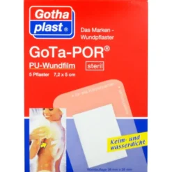GOTA-POR PU Wundfilm 7,2x5 cm steril Pflaster 5 St