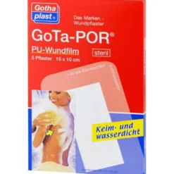 GOTA-POR PU Wundfilm 15x10 cm steril Pflaster 5 St