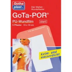 GOTA-POR PU Wundfilm 15x10 cm steril Pflaster 5 St