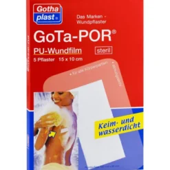 GOTA-POR PU Wundfilm 15x10 cm steril Pflaster 5 St