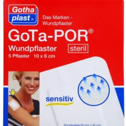 GOTA-POR Wundpflaster steril 60x100 mm 5 St