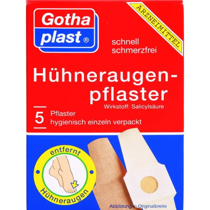 GOTHAPLAST Cornmed Hühneraugenpflaster 2x6 cm 5 St