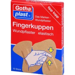 GOTHAPLAST Fingerkuppenwundpfl.elastisch 2 Größen 10 St