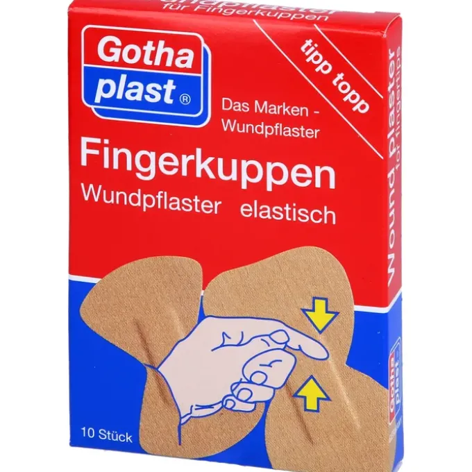 GOTHAPLAST Fingerkuppenwundpfl.elastisch 2 Größen 10 St