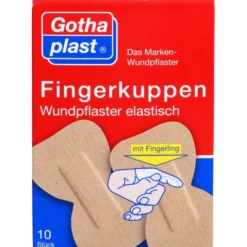 GOTHAPLAST Fingerkuppenwundpfl.ela.2 Gr.m.Fingerl. 10 St