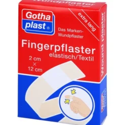 GOTHAPLAST Fingerverband 2x12 cm elastisch 5X2 St