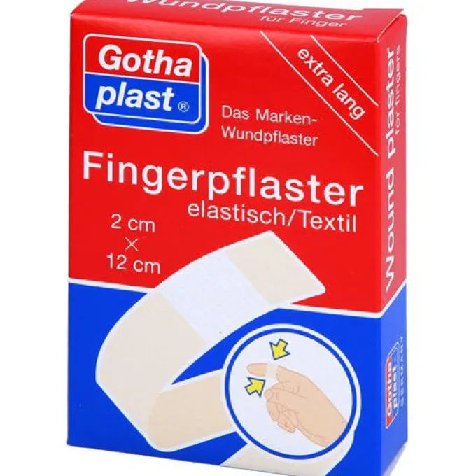 GOTHAPLAST Fingerverband 2x12 cm elastisch 5X2 St
