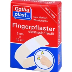 GOTHAPLAST Fingerverband 2x12 cm elastisch 5X2 St