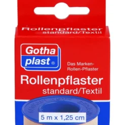 GOTHAPLAST Heftpfl.stand.1,25 cmx5 m Euroaufhänger 1 St