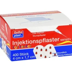 GOTHAPLAST Injektionspfl.Kinder Käfer 1,7x4 cm 400 St