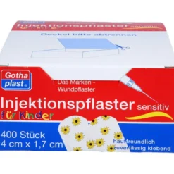 GOTHAPLAST Injektionspfl.Kinder Blume 1,7x4 cm 400 St