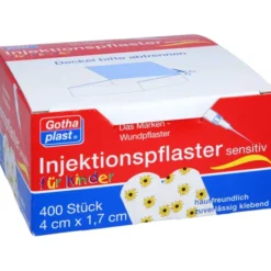 GOTHAPLAST Injektionspfl.Kinder Blume 1,7x4 cm 400 St