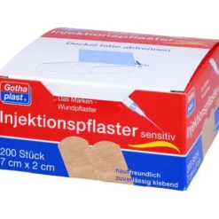 GOTHAPLAST Injektionspfl.sensitiv 2x7 cm 200 St