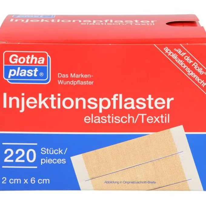 GOTHAPLAST Injektionspfl.2x6 cm 220 St