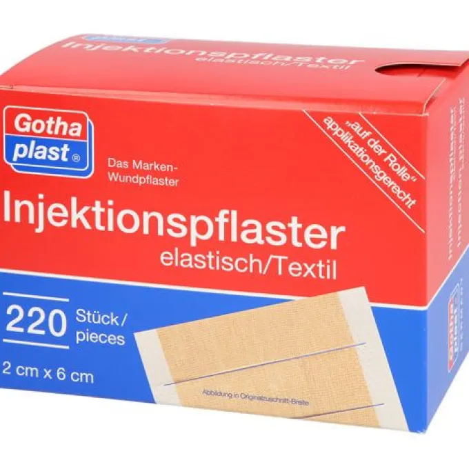GOTHAPLAST Injektionspfl.2x6 cm 220 St