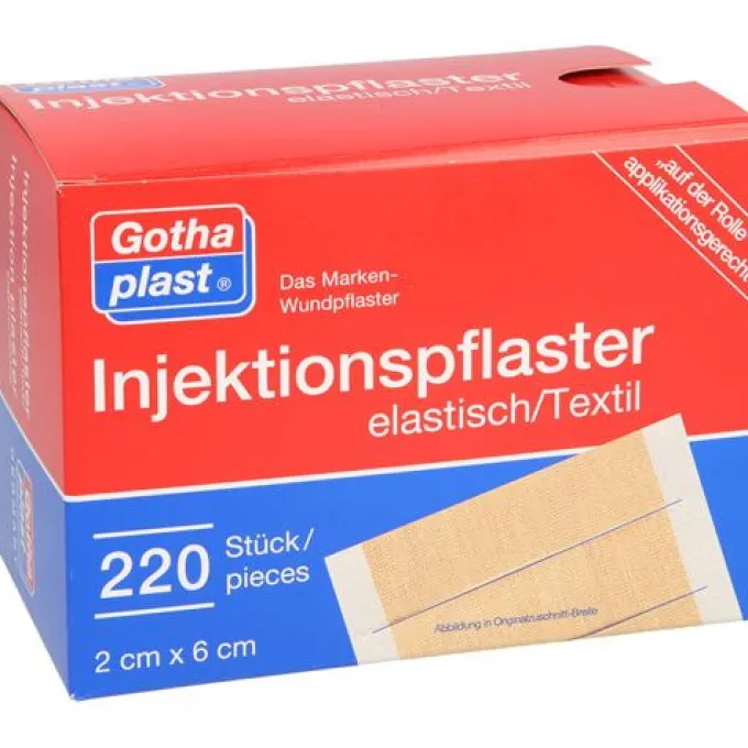 GOTHAPLAST Injektionspfl.2x6 cm 220 St