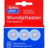GOTHAPLAST Wundpflaster 2,2 cm transparent 20 St