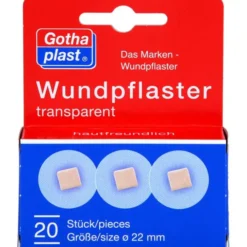 GOTHAPLAST Wundpflaster 2,2 cm transparent 20 St