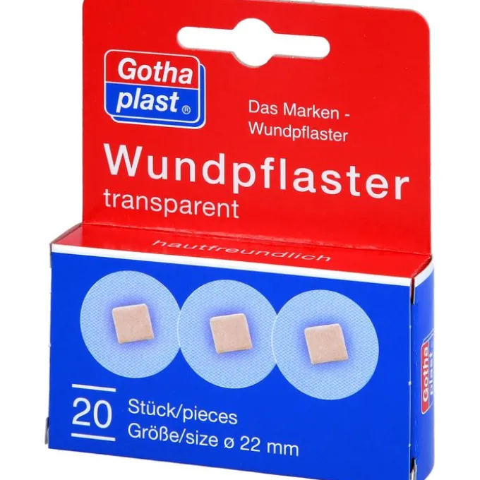 GOTHAPLAST Wundpflaster 2,2 cm transparent 20 St