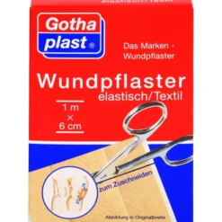 GOTHAPLAST Wundpfl.elast.6 cmx1 m geschnitten 1 St