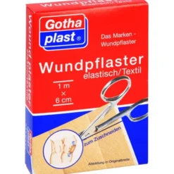 GOTHAPLAST Wundpfl.elast.6 cmx1 m geschnitten 1 St