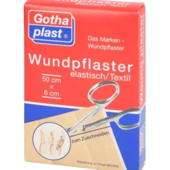 GOTHAPLAST Wundpfl.elast.6 cmx0,5 m geschnitten 1 St